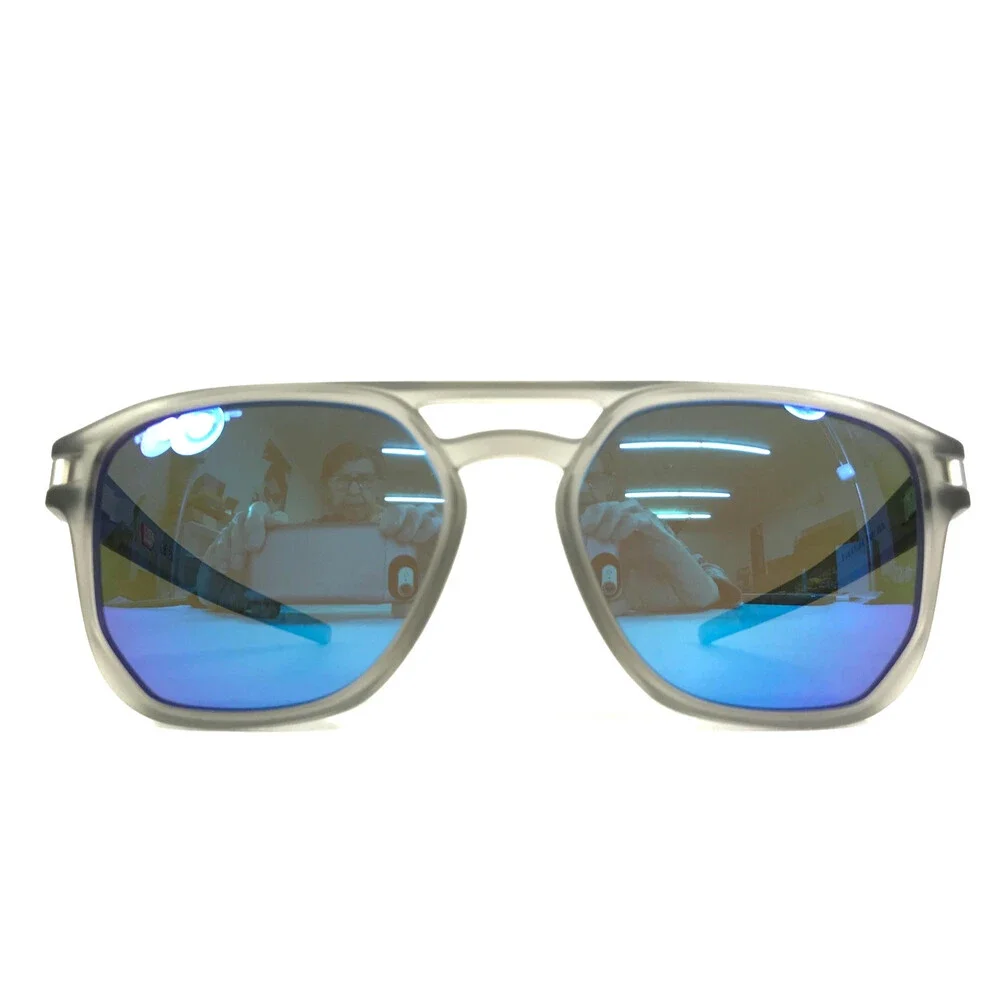 Oakley Sunglasses Latch Beta OO9436-0654 Matte Grey Ink Prizm Sapphire Polarized